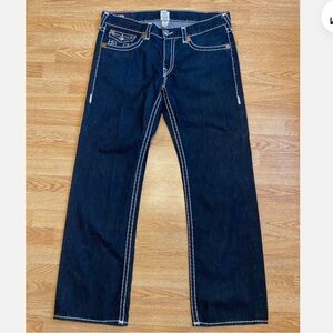 True Religion Dark Blue Straight Jeans
